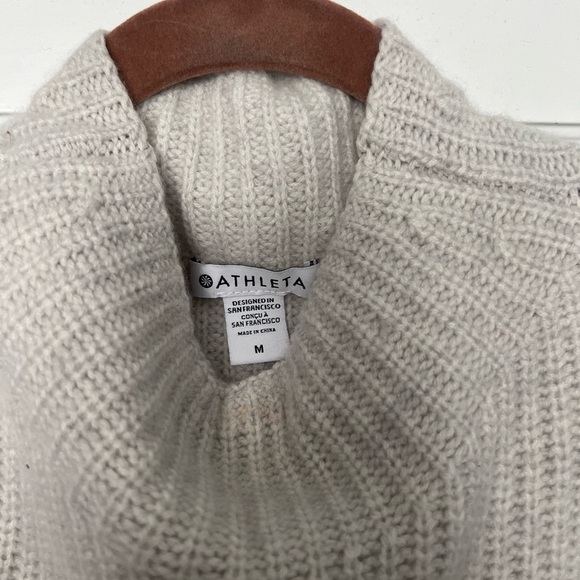 Althleta Cream Azalea Oversized Merino Wool and Cashmere Sweater Size M - Picture 6 of 12